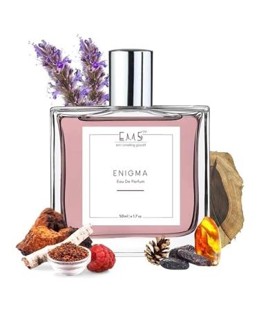 JSR4 Eniigma Unisex Perfume | Woody Amber Warm Spicy | EDP Spray for Men & Women | Strong & Long Lasting Fragrance | Luxury Gift for Him/Her | 50 ML | 1.7 Fl Oz