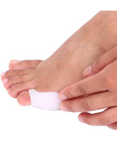 Toe Spacers Silicone 2 Pieces Gel Separator for Bunionette & Small Toe Correction | Comfort & Relief for Pinky Toes - Buy Online on GoSupps.com