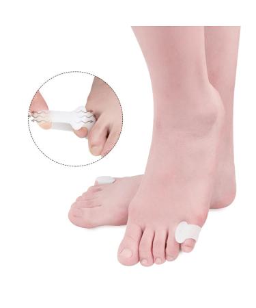 Hydrating Gel Toe Separators for Overlapping Toes & Bunions - Pack of 2 | Toe Straightener & Spacer for Bunion Relief - Orange - Buy Online on GoSupps.com