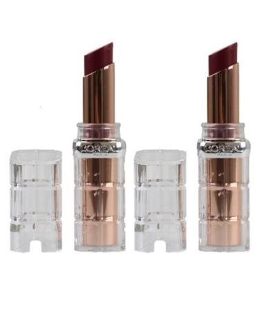 Pack of 2 L'Oreal Paris Colour Riche Plump and Shine Lipstick Wild Fig Plump #108