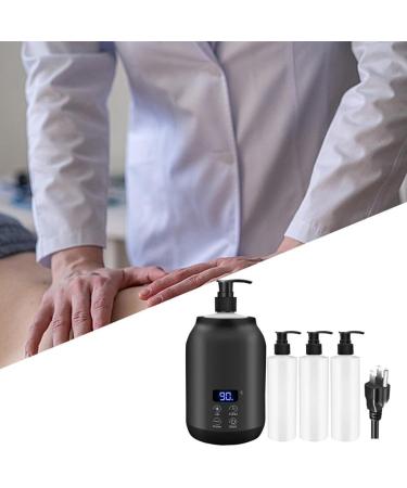 Ysyqkn Deluxe Electric Oil Bottle Warmer for Relaxation black - Buy Online on GoSupps.com