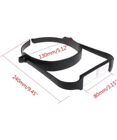 1.6X 2.0X 2.5X 3.5X Head Headband Replaceable Lens Loupe Magnifier Magnify Glass Small Gift - Buy Online on GoSupps.com