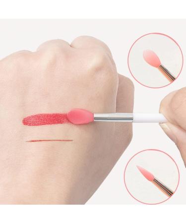 Silicone Lip Brushes Mini Lip Scrub Brush Reusable Lip Balm Applicators For Lip Care Lip Mask Applicator Lip Balm Applicator Lip Brushes Makeup Lipstick Brush 6PCS - Buy Online on GoSupps.com
