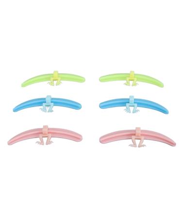 Eyelash Separator for Lash Extension 3 Pairs Silicone Pads Makeup Tool Lash Isolation Helper for Beginners Eyelash Artist Efficient Aid for Eyelash Make Up
