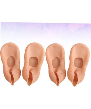 FOMIYES 6 Pairs Foot Softening Socks Elastic Boat Socks Silicone Heel Protectors Plantar Inserts Heel Socks for Cracked Heels Room Socks Shoe Pads for High Heels Spa Jacket - Buy Online on GoSupps.com