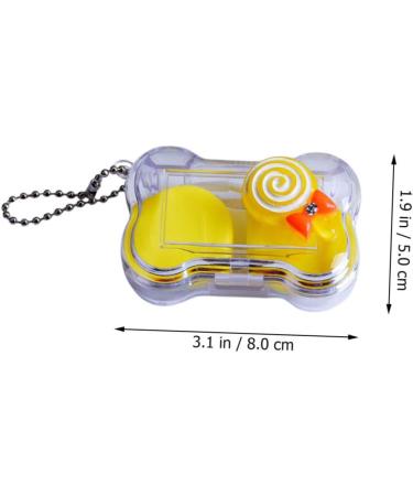 Solustrative Small Plastic Container for Contact Lenses | Travel Makeup Bags | Decorative Colored Contact Case | Compact & Invisible Design for Easy Accessibility - Buy Online on GoSupps.com