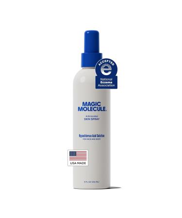 Magic Molecule Hypochlorous Acid Spray for Breakout-Prone Skin Eczema & Itchy Rashes | Helps 50+ Dermal Issues | Safe for Multiple Daily Uses | For All Skin Types | 8 oz Spray 8 Fl Oz (Pack of 1)