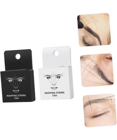 NOLITOY 2pcs Ink Eyebrow Measuring Tool Eyebrow Ruler Eyebrow Auxiliary Ruler Make up Eyebrow Line - Buy Online on GoSupps.com