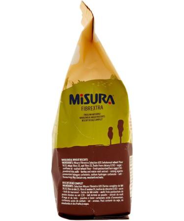  Italian Gourmet E.R. Misura Fibrextra Whole Wheat Biscuits Pack of 6 100% Whole Wheat Flour High in Fiber Cookies 330g + Italian Gourmet Polpa 400g - Buy Online on GoSupps.com