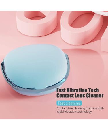 OFONE Contact Lens Cleaner - Portable Rechargeable Vibration Case with Mirror & Remover Applicator for Travel & Home (Blue) - Buy Online on GoSupps.com
