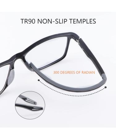 YIMI Progressive Photochromic Multifocus Reading Glasses - Men & Women - Anti Blue Light UV Sun Readers - Black 1.5x - Spring Hinge Computer & Outdoor Use - Buy Online on GoSupps.com