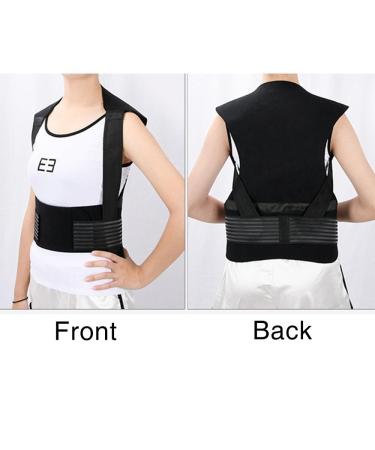 Adjustable Black Lumbar Support Back Bandage - Breathable Pain Relief for Gym Work & Posture - Size XL - Buy Online on GoSupps.com