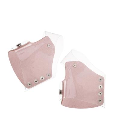 FRCOLOR 2 Pi ces de Protection pour Maquillage R utilisables Taches pour Artistes et Barri re R sidus Cosm tiques Rose