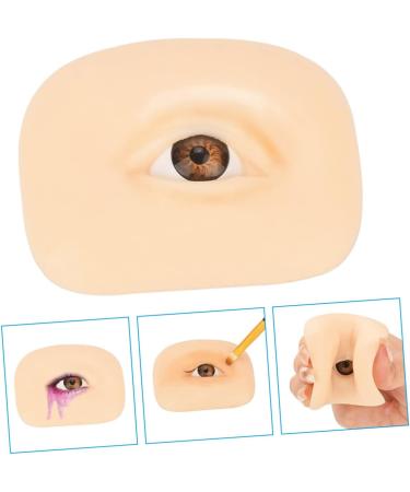 Beavorty 4pcs Makeup Practice Skin 3d Silicone Mold Eyeline Practice Skin Eye Shadow Practicing Skin Washable 1 count (Pack of 1) As Shownx4pcs - Buy Online on GoSupps.com