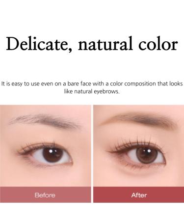 BBIA Last Auto Eyebrow Pencil - Waterproof Longlasting Vegan Brow Definer with Dual-Sided Brush - 5 Colors (02 Dark Brown R) for Perfect Shaping & Defining - International Shipping Available - Buy Online on GoSupps.com