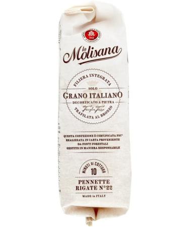  Italian Gourmet E.R. La Molisana Pennette Rigate N. 22 Pasta Lenta Lavorazione Lot de 5 p tes base de semoule de bl dur Dessin bronze 500 g + Polpa Italian Gourmet 400 g - Buy Online on GoSupps.com