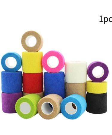 Self Adhesive Elastic Bandage Wrap - Cohesive Stretch Tape for Sports & Fitness | Ideal for Ankle Support & Athletic Performance - Buy Online on GoSupps.com