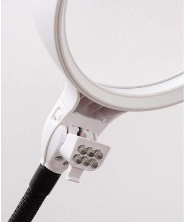 Magnifying Glass Desktop Magnifying Glass Adjustable Lighting 6 LED with Charger 10X Good Times - Buy Online on GoSupps.com