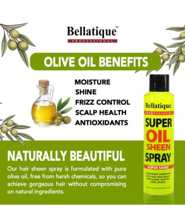 Super Oil Sheen Spray (6.76 oz) - Super Shine. Lightweight Hydrating Anti-Frizz Non-Greasy Revitalizing Soothes Long Lasting Deep Conditioning Strengthening Quick & Easy. - Buy Online on GoSupps.com