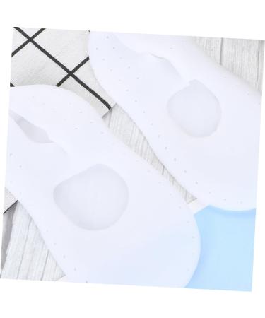 GALPADA 1 Pair Waterproof Beach Socks Womens Breathable Socks Moisturizing Gel Socks Anti- Slid Beach Socks Silicone Sock for Men Moisturizing Socks Men and Women White Foot Protector White M - Buy Online on GoSupps.com