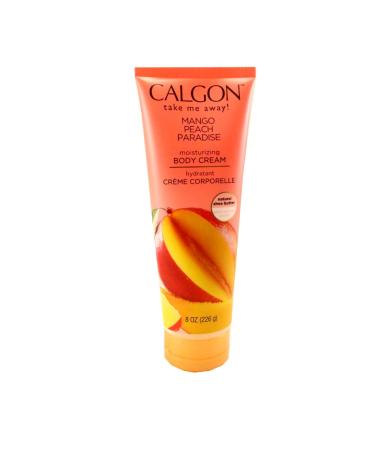 Parfums De Coeur Calgon Mango Peach Paradise Moisturizing Body Cream for Women 8.0 Ounce