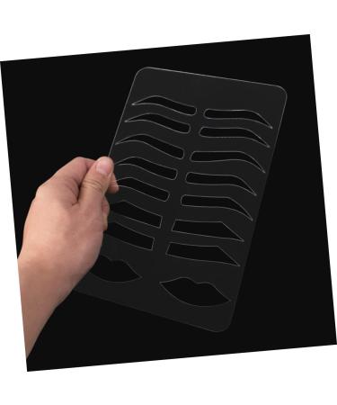 Didiseaon Eyebrow Stencil Plate Brow Template Lip Stencil Brow Practicing Tool Eyebrow Shape - Buy Online on GoSupps.com