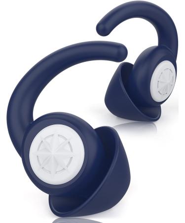 Ear Plugs for Sleeping Noise Cancelling - BUENSUENO Silicone Reusable Washable Earplugs for Noise Reduction 2 Pairs Sound Blocking Ear Plugs for Sleep Flights Snoring Work Studying (Blue) Royal Blue - Buy Online on GoSupps.com
