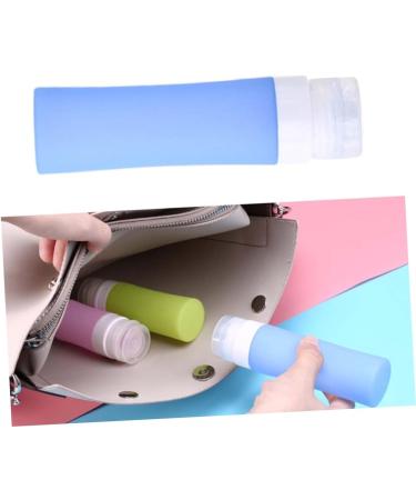 Beavorty silicone travel containers Silicone liquid Bottle shampoo travel container foaming soap dispenser Refillable Tube travel shampoo bottle shampoo dispenser bottle lotion Disposable medium Blue - Buy Online on GoSupps.com