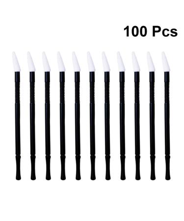 200 Pcs Lip Brush Applicator Kit - Black & White Makeup Tool Set for Perfect Lipstick Application | International Shipping Available - Buy Online on GoSupps.com