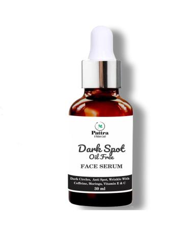 BEMT Dark Spot Oil-Free Face Serum 30ml Brightening & Smoothing Facial Serum with Caffeine Moringa Vitamin C & E