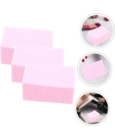 WOFASHPURET 3 Nail Remover Cotton Eyelashes with Glue Clean Pink Nail Towel Natural Cotton Fiber - Buy Online on GoSupps.com