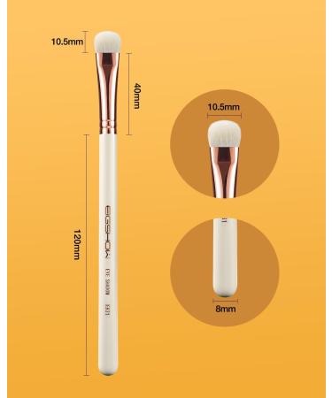Eyeshadow Brush EIGSHOWBEAUTY Professional Eye Shadow Brush with Saikoho Goat Hair Premium Eye Makeup Brush For Blending Smudging Shading (E831) - Buy Online on GoSupps.com
