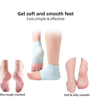 5 Pairs Moisturizing Socks Foot Heel Socks Open Toe Socks Ventilate Gel Spa Socks for Womens (5 Colors(Green+Pink+Beige+Black+Grey) One Size Fits Most) 5 Colors(green+pink+beige+black+grey) One Size (Pack of 10) - Buy Online on GoSupps.com