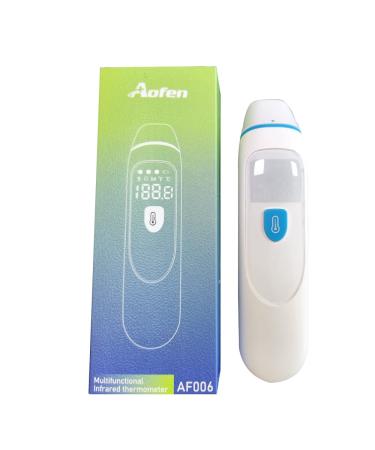 Touchless Thermometer, Baby Thermometer with Forehead and Ear Mode for Adults, / Switchable, Large LED Screen, Memory Recall and Fever Alarm, Ideal for Whole Family