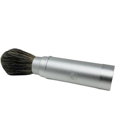 Buy G.B.S 5.5in Silver Metal Canister Badger Hair Shaving Brush - Travel Friendly Men s Shaving Essential International Shipping - Buy Online on GoSupps.com