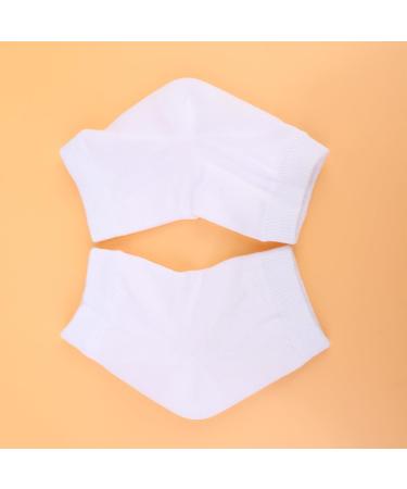 Beaupretty Breathable Socks Pairs Gel Heel Sleeves Dry feet Heel Protector Heel Sleeves Protectors Heel Moisturizing Breathable Gel Men and Women Crack White Ankle Men Moisturizing Socks - Buy Online on GoSupps.com