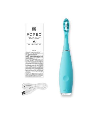 Foreo Issa Kids Ultrahygienic Silicone Electric Toothbrush - Safe Oral Care for Children 5-12 | Waterproof USB Charging True Blue Pony - Buy Online on GoSupps.com