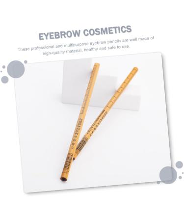 Healeved 4 Pcs Eyebrow Pencil Eyebrow Drawing Tools Dark Brown Eyeliner Waterproof Eye Liner Pencil Wooden 1 count (Pack of 1) As Shownx2pcs - Buy Online on GoSupps.com
