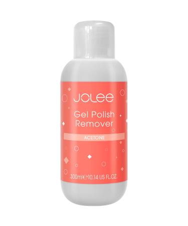 JoLee Gel Polish Remover Acetone 300ml Salon Professional UV LED Nail Polish Cleaner for Manicure and Pedicure Gel Remover