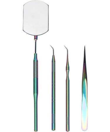 Shanrya Eyelash Inspection Mirror Multifunctional Glass Lens Nonslip Wearresistant Rotatable Eyelash Mirror Detachable Handle for Eyelash Transplant Makeup Colorful - Buy Online on GoSupps.com