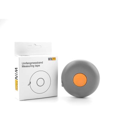 WINTAPE Dual Sided Body Waist Measuring Soft Tape Pocket Meter Tape Measure Retractable for Body Sewing Clothes Tailor 80 Inch / 200 cm gray - Buy Online on GoSupps.com