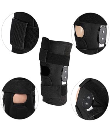 Adjustable Patella Stabilizer Knee Brace - Orthopedic Compression Sleeve with Aluminum Supports for Pain Relief | Sports Knee Support for Men & Women - Buy Online on GoSupps.com