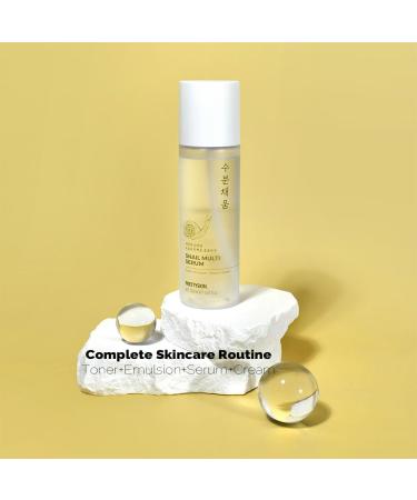 Shop PS.PRETTYSKIN Snail Mucin Serum 150ml | Multi-Function Toner Emulsion Serum & Cream | Premium Korean Skincare for Radiant Skin - Buy Online on GoSupps.com