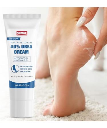 Urea 40% Foot Cream Cracked Heel Repair Cream For Feet and Hands Callus Remover For Dry And Hard Skin Urea Cream for Hand Foot Body Care 50g - Buy Online on GoSupps.com
