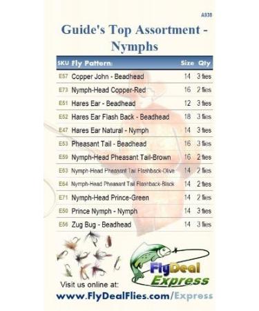 Guide's TOP Assortment - Nymphs (31 Flies) | Best Selling Flies for Fishing - Buy Online on GoSupps.com