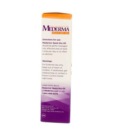 Mederma Quick Dry Oil 3.4 oz ( Pack of 2) - Buy Online on GoSupps.com