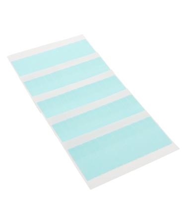 DOITOOL 5 Sheets Double-sided Tape Hair Extension Holder Wig Tape for Hair Double Sides Tape Invisible Tape Double Side Tape Waterproof Tape Water Proof Adhesive Supplies 2X0.5X0.1CM Blue