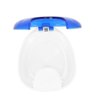 Blue Portable Dental Box for Artificial Teeth & Earplugs - Travel Storage Container for Tooth Correction | International Shipping Available - Buy Online on GoSupps.com