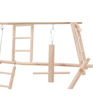 Trixie 5659 Wooden Ladder Playground - 44x44x16 cm - Brown - Buy Online on GoSupps.com
