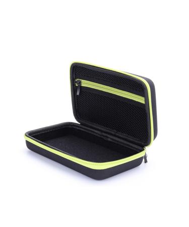 Magiclulu box for razor containers for men razor case storage bag for razor travel suitcases protective cover for razor protective cover for razor storage bags for 1PCs green